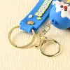 Llavero de Stitch, llavero creativo de figura 3D de goma blanda de dibujos animados, colgante para bolso, pequeño regalo al por mayor