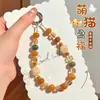 2026 Nueva Cadena para Teléfono de Gato Lindo Yingfu Bodhi Correa de Muñeca Exquisita del Gato de la Fortuna Colgante de Cordón Antiperdida para Teléfono