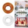 Tubo de modelado blanco dorado para bodas tubo de PVC con forma de aluminio plástico tubo accesorios de decoración de escenario duro