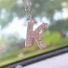 Colgante para Coche con Forma de Oso de Amor de Arcilla Amazon Transfronterizo, Colgante para Interior de Coche, Colgante de Letra de Alta Gama para Mujeres