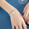 Corea del Sur Dongdaemun personalidad Red social temperamento flor Hueco Árbol moda pulsera chapada en oro mujer pulsera de acero de titanio venta al por mayor