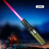 Nuevo Encendedor Inflable A Prueba de Viento de Alta Potencia con Llama Azul Directa, Encendedor de Cigarros Creativo Personalizado para Comercio Transfronterizo