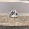 Zuecos Morados de Noche Oscura Montados en Tarjeta con Flores Mariposas Zapatos de Alta Gama Estrella y Luna Zapatos de Cristal Embalaje de Agujero Universal Hebilla Decorativa