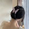 Pinza para el pelo con lazo de mariposa de súper hada de verano para mujer, horquilla esmerilada para la parte posterior, pinza pequeña para la cabeza, pinza de tiburón para tocado