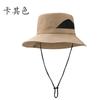 Sombrero de Montañismo para Exteriores de Secado Rápido Repelente al Agua de Primavera y Verano Transfronterizo Sombrero de Pescador para Hombre Ala Ancha Sombrilla de Moda Sombrero de Pesca para Mujer Verano