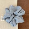 Scrunchie Tendência Textura Perolada Plissada Temperamento Gentil Coreano Moda Coque de Cabelo Elástico para Cabelo para Mulheres