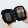 Conjunto de Chá Presente Conjunto de Chá Portátil para Viagem Zisha Vidro Copo Rápido Copo de Justiça Uma Panela Seis Copos Separação de Água e Chá Conjunto Completo