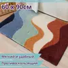 Tapete de Baño Temu Transfronterizo Imitación Cachemir, Engrosado, Absorbente de Agua, Antideslizante, Tapete Resistente al Desgaste para Puerta de Entrada