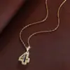 Collar Bestseller Otoño Cruzado Pequeño Muchos Estilos Diseño Cadena para Clavícula de Mujer Joyería Versátil Venta al por Mayor