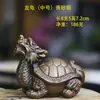 Figuritas de Animales Auspiciosos de Piedra Azul Imitación, Decoraciones para Paisajes en Miniatura de Tanques de Peces de Jardín, Pequeños Adornos de Pixiu y Tortuga Estilo Chino