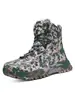 Botas de Entrenamiento para Hombre para Exteriores, Impermeables y Antideslizantes, Resistentes al Desgaste, Cómodas, Suela Gruesa, Senderismo, Venta al por Mayor