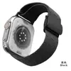 Adecuado para Correa de Reloj Apple S10 iWatch Generación 1-9 Se Bucle Elástico Correa de Silicona con Hebilla Magnética Ultra