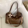 Bolso Tote de Gran Capacidad Nuevo 2025, Bolso Retro de Moda y de Alta Gama, Bolso de Hombro Versátil Estilo Europeo y Americano para Mujer
