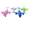 Juguete para niños avión pequeño de retroceso juguete para bebé niño modelo de avión de pasajeros aviación creativo dos yuanes venta al por mayor plástico