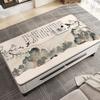 Mantel de mesa de centro con pintura de tinta Guofeng, lavable, impermeable, protector de escritorio, ligero, de lujo, de alta calidad, para sala de estar.