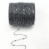 Corrente O de lantejoulas DIY, corrente cruzada, corrente achatada, grampo de cabelo estilo antigo, franja, enfeite de cabelo, materiais feitos à mão, acessórios de joalheria