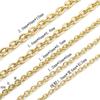 Cadena O de latón directa de fábrica, cadena de cobre antiestática, cadena para ropa, equipaje, cadena para mascotas, cadena para accesorios de joyería DIY