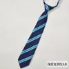 Acessórios para camisa estilo universitário dk moda masculina-grátis gravata listrada jk gravata feminina gravata casual uniforme escolar japonês estilo moda estudantil