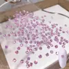 Decoraciones para Uñas Rosa Brillante Transparente Zirconia Cúbica 5A Rosa Transparente Mini Zirconia Micro Puntas Traseras Rhombos Rhombos de Uñas de Forma Mixta