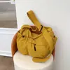 Bolsa de dumplings simple y casual transfronteriza de gran capacidad, adecuada para ir al trabajo, de un solo hombro o cruzada, moderna y versátil, mochila para estudiantes para clases