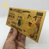 Oro y Plata Clásico Japonés Manga K Pokemon Billetes de Lámina de Oro Tarjetas de Plástico Monedas Coleccionables Fábrica Mayorista Personalizable