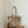 Bolso de Hombro Tipo Tote Transfronterizo 2026 Estilo Simple Retro de Lunares para Mujer, Gran Capacidad, Casual, Versátil, Práctico para el Trabajo