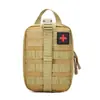 Kit Médico Táctico de Primeros Auxilios al Aire Libre Transfronterizo de Fábrica Caja de Primeros Auxilios para Viaje Bolsa de Cintura Bolsa Accesoria Bolsa de Enfermería Estilo Camuflaje