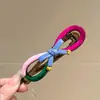 Presilha de cabelo luxuosa e requintada em formato de laço banana, novo estilo coreano 2026, versátil e elegante, adequada para rabos de cavalo altos