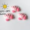 Tarjeta pequeña brillante de dibujos animados fresa diy accesorios de joyería de resina carcasa de teléfono móvil pegamento crema parche material de cubierta protectora