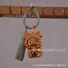 Artesanato de Pingentes para Bolsa Esculpidos em Madeira de Cipreste, Ornamentos Colecionáveis de Mão, Pingentes dos Doze Animais do Zodíaco, Lembranças de Mesa
