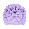 INS Comercio Exterior Sombrero para niños al por mayor sombrero indio para recién nacidos sombrero pullover de encaje con lazo de hongo para bebé 8 colores