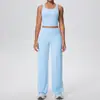 Traje de Yoga Nude Esportivo Costas Bonitas Calça Reta de Cintura Alta Justa Levanta Bumbum para Corrida ao Ar Livre Rápido Secagem Traje Fitness