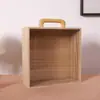 Caja de madera creativa para boda caja de regalo a mano caja de regalo de Navidad para damas de honor amigas mujeres caja de almacenamiento de madera portátil