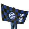 Toalla de Baño Grande para Aficionados del Real Madrid, Toalla de Fútbol Absorbente, Toalla de Playa de París, Recuerdo de la Juventus, Toalla de Sudor del Milan, AC Milán