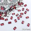 4X6Mm Largo Recto Punta Inferior Cristal Uña Portátil Decoración Decoración de Uñas Artísticas Celebridad de Internet Diamante para Uñas Artísticas Venta al por Mayor