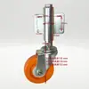 Ruedas de resorte de 3 pulgadas para portones 2.5 pulgadas 4 pulgadas 5 pulgadas Ruedas silenciosas para portones Ruedas giratorias de alta resistencia