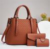 Bolso de Comercio Exterior Bolso de Gran Capacidad Bolso de Mujer 2023 Nuevo Bolso de Patrón Tejido a la Moda Juego de Varias Piezas Bolso de Viaje para Mujer