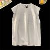 Chaleco de Ante con Letras para Hombre Verano Pesado Deportivo Casual Ropa de Baloncesto Talla Grande Fitness Sin Mangas Chaleco Camiseta