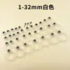 Accesorios de Modificación para Cañas de Pescar, Anillo Guía Frontal para Caña de Roca, Caña de Mano Modificada para Caña de Roca, Carpa Crucian, Paja de Trigo, Juego Completo de Anillos Guía para Equipo de Pesca