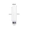 Plástico 55ml transparente tubo de ensayo embalaje línea de datos mascota tubo de plástico transparente 45ml polvo de mascarilla tubo de ensayo botella de flor seca