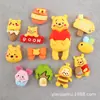 Acessórios de Cabelo da Série Poo, Sapatos Infantis, Capas para Celular, Acessórios de Resina, Cola Creme, Materiais de Decoração DIY do Ursinho Pooh de Desenho Animado