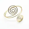 Europa y Estados Unidos pulsera caliente transfronteriza exagerada punk espiral multi-capa anillo de brazo moda personalidad pulsera venta directa de fábrica