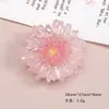 Accesorios de Resina DIY de Dibujos Animados Joyería Galvanizado 6 Flores Pegamento de Crema Pasador Funda de Teléfono Móvil Hebilla de Zapato Llavero Colgante Accesorios