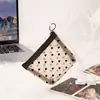Conjunto portátil de cinco peças Ins Flocking Mesh Love Cosmetic Bag Profissional Portátil Grande Capacidade Batom Armazenamento