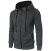 Novo cardigã casual de outono e inverno com capuz, suéter com estampa 3D para jovens, jaqueta masculina, atacado