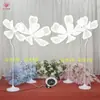 Accesorios de Boda Estilo Chino Arte de Hierro Flor de Peonía Brillante Luces de Camino Pasarela Escenario Fondo Decoración Arreglo