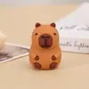Novo Apontador de Lápis Borracha Cartoon Capivara Apontador de Lápis Borracha Macia PVC Papelaria Portátil Atacado