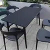 Mesas y Sillas de Exterior, Mesas y Sillas para Reuniones en el Patio, Muebles de Exterior al Aire Libre para el Ocio, Impermeables y a Prueba de Sol, para Beber Té, Café, Té de Leche en el Patio, Populares en Redes Sociales
