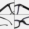 30377 Nuevo Armazón de Gafas Ultra Ligero Liso Tr90 Armazón Grande Cuadrado Montura Completa para Niños y Niñas, Moderno y de Alta Gama