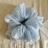 Accesorio para el Cabello Versátil de Tamaño Grande con Pedrería Azul Brillante, Goma para el Cabello Atmosférica para la Parte Posterior de la Cabeza, Diadema de Verano Versátil y Exquisita
